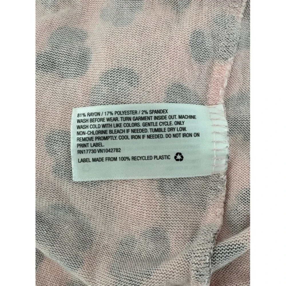 Cat & Jack Pink Leopard Print Long-Sleeve Girls Dress